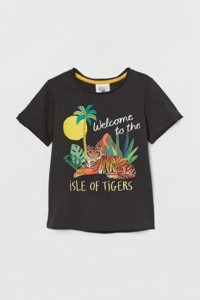 Erkek Çocuk Baskılı T-Shirt