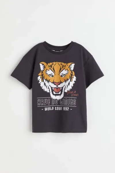 Erkek Çocuk Baskılı T-Shirt