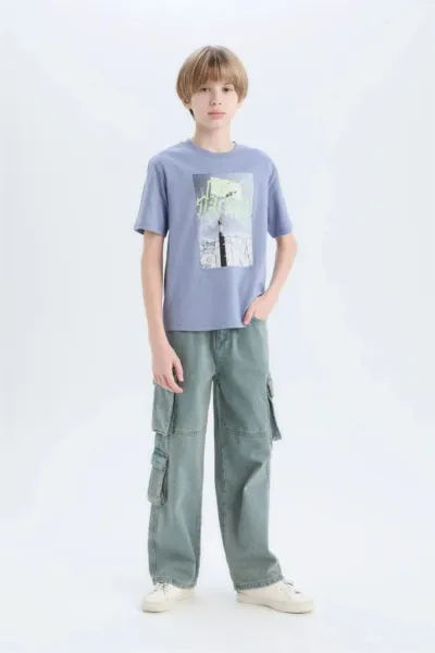 Erkek Çocuk Baskılı T-Shirt