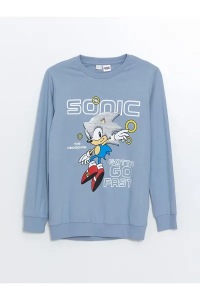 Erkek Çocuk Çift Yönlü Pullu Sweatshirt