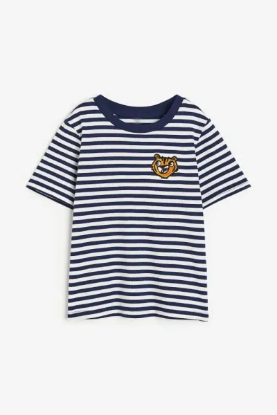 Erkek Çocuk Çizgili T-Shirt