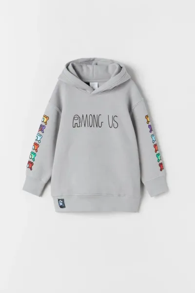 Erkek Çocuk Kapüşonlu Sweatshirt