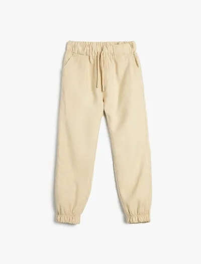 Erkek Çocuk Keten Jogger