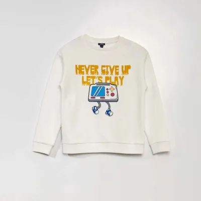Erkek Çocuk Nakışlı Sweatshirt