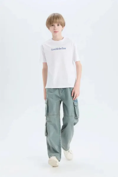 Erkek Çocuk Nakışlı T-Shirt