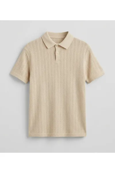 Erkek Çocuk Polo Yaka Triko Tişört