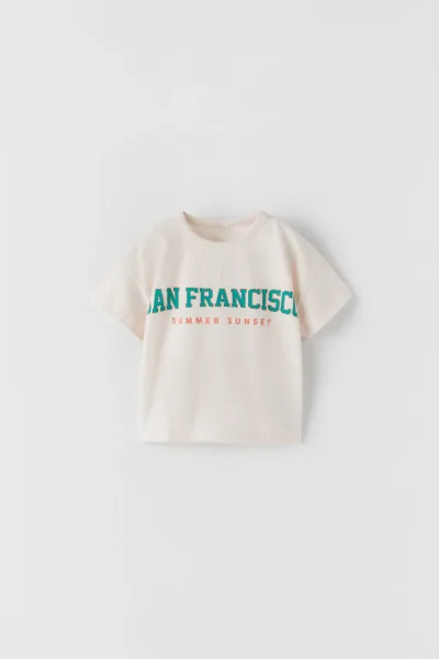 Kız Bebek Baskılı Oversize T-Shirt
