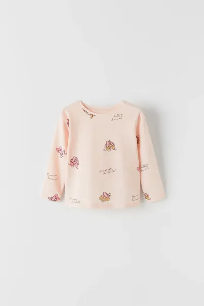Kız Bebek Baskılı T-Shirt
