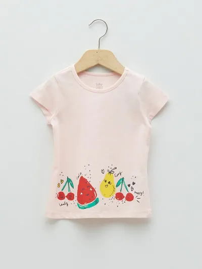Kız Bebek Baskılı T-Shirt