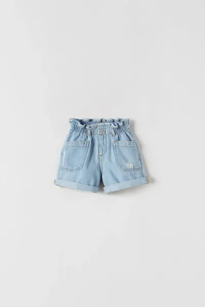 Kız Bebek Denim Şort