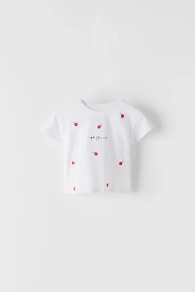 Kız Bebek Desenli T-Shirt