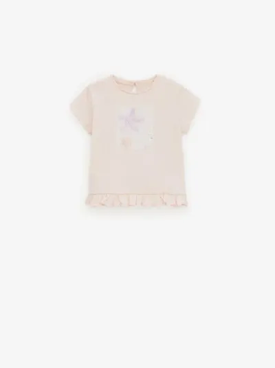Kız Bebek Desenli T-Shirt