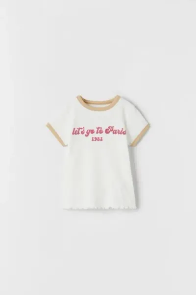 Kız Bebek Fitilli T-Shirt
