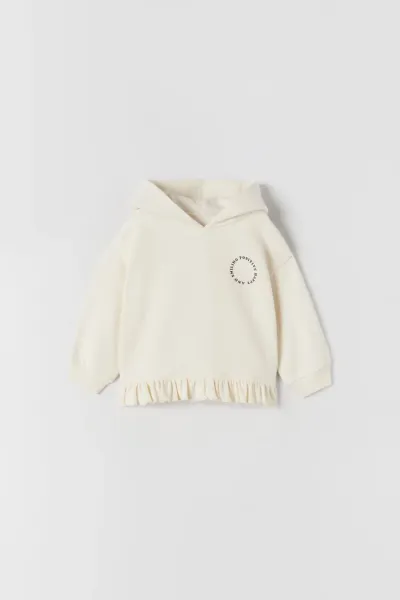 Kız Bebek Kapüşonlu Sweatshirt