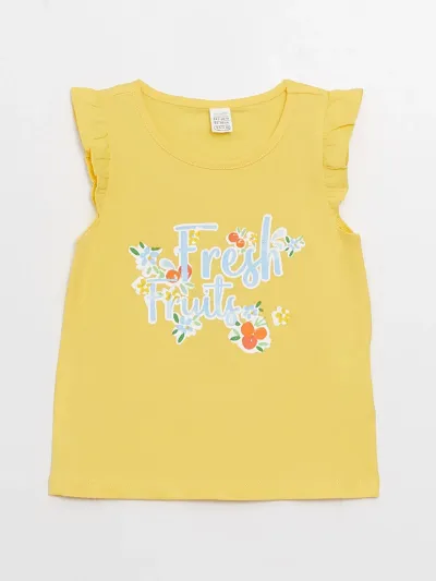 Kız Bebek Sloganlı T-Shirt