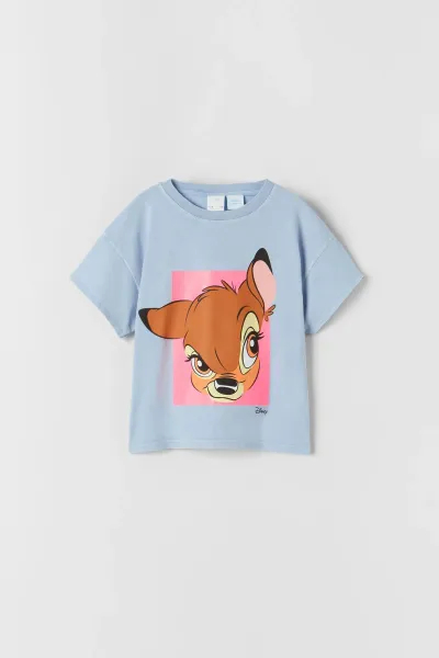 Kız Çocuk Baskılı Oversize T-Shirt