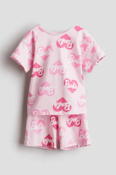 Kız Çocuk Baskılı Pijama Takımı