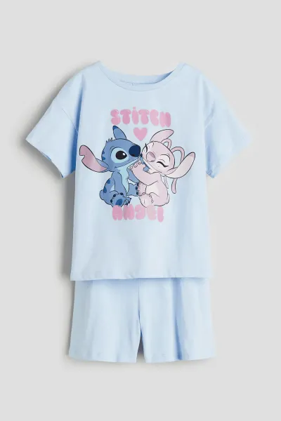 Kız Çocuk Baskılı Pijama Takımı