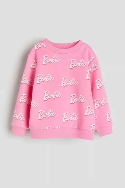 Kız Çocuk Baskılı Sweatshirt