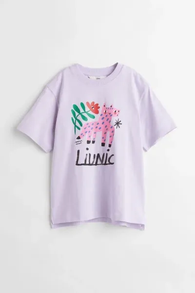 Kız Çocuk Baskılı T-Shirt