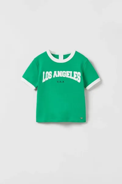 Kız Çocuk Baskılı T-Shirt