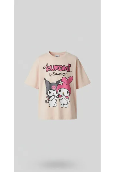 Kız Çocuk Baskılı T-Shirt