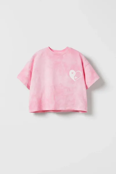 Kız Çocuk Baskılı Tshirt