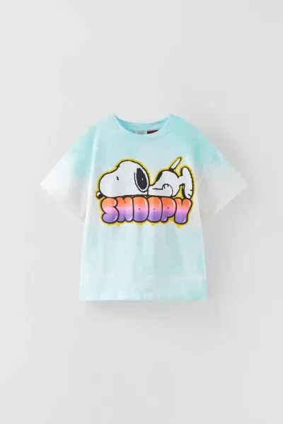 Kız Çocuk Batik Baskılı T-Shirt