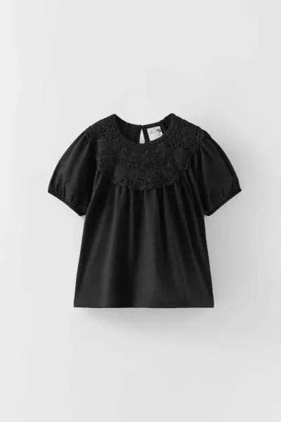Kız Çocuk Fistolu T-Shirt