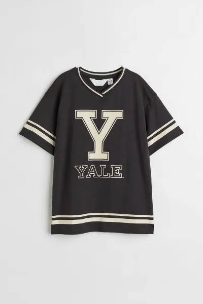 Kız Çocuk Oversize Baskılı T-Shirt