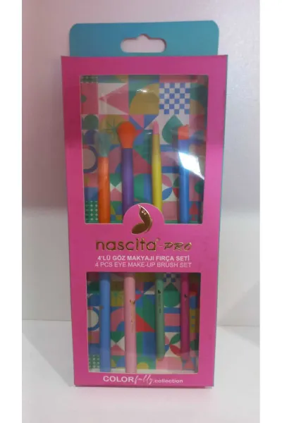 Nascita Pro 4'lü Göz Makyajı Fırça Seti