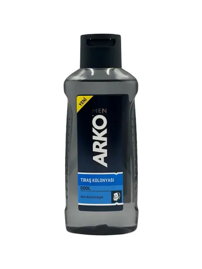 Arko Men Tıraş Kolonyası Cool Ferahlatıcı Etki 255 ml Erkek Cilt Bakımı Rahatlatıcı