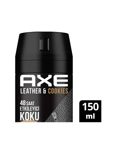 Axe Erkek Deodorant & Bodyspray Leather & Cookies 48 Saat Etkileyici Koku 150 ML