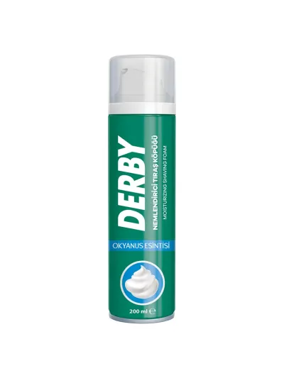 Derby Okyanus Esintisi 200 ml Nemlendirici Tıraş Köpüğü Hassas Ciltler İçin Uygun