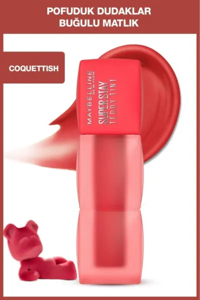 Maybelline Super Stay Teddy Tint Uzun Süre Kalıcı Likit Mat Tint 30 Coquettish