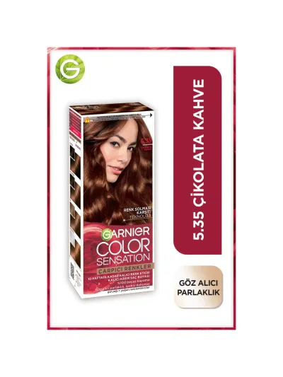 Garnier Çarpıcı Renkler 5.35 Çikolata Kahve Saç Boyası