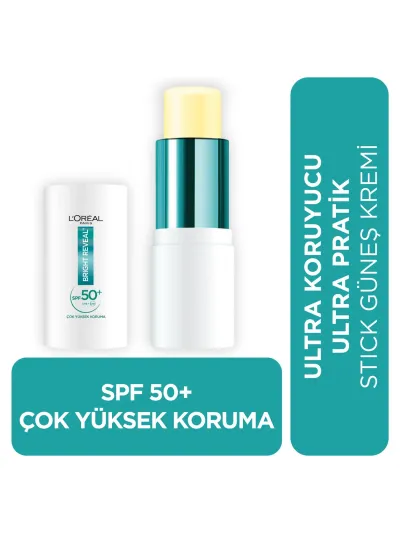 L'Oréal Paris Bright Reveal SPF 50 + Ultra Koruyucu Ultra Pratik Stick Güneş Kremi 9Ml