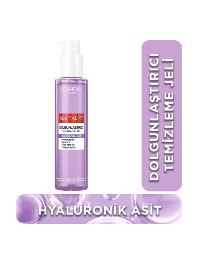 L'Oréal Paris Revitalift Dolgunlaştırıcı Temizleme Jeli 150ml - Hyaluronik Asit