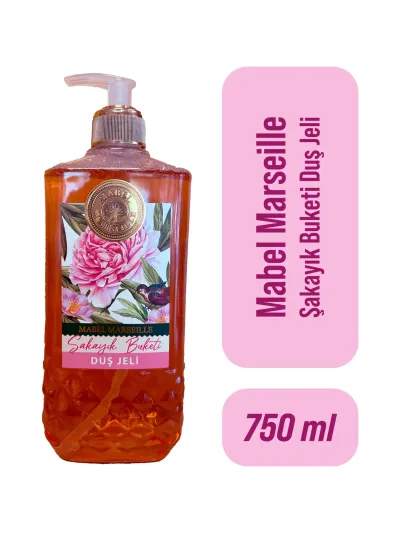 Mabel Marseille Şakayık Buketi Kokulu Nemlendiricili Duş Jeli