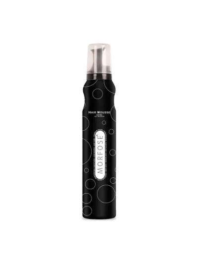Morfose Extra Strong Siyah Saç Köpüğü 200 ml – Tüm Saç Tiplerine Uygun, Hacim ve Güç Kazandıran Özel Formül