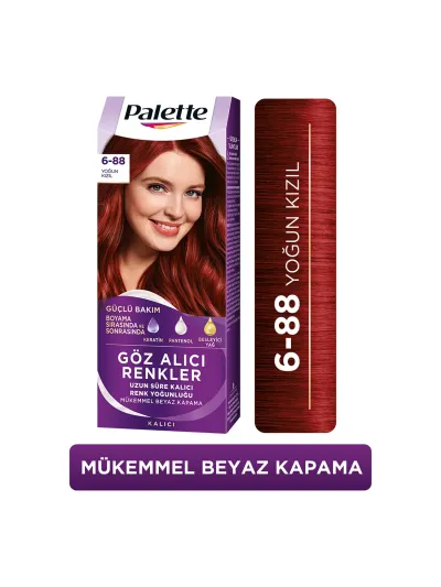 Palette Saç Boyası Renkler Colors 6/88 Yoğun Kızıl