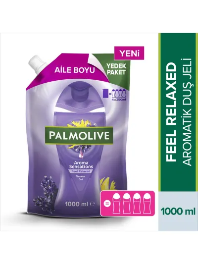 Palmolive Aromatik Duş Jeli 1000 ml Nötr pH ile Cildinizi Korur ve Rahatlatır