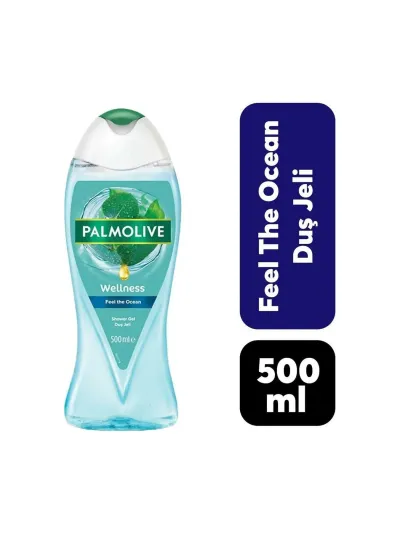 Palmolive Duş Jeli Wellness Feel The Ocean 500 ml Ferahlatıcı Etki ile Denizin Hissini Yaşatma