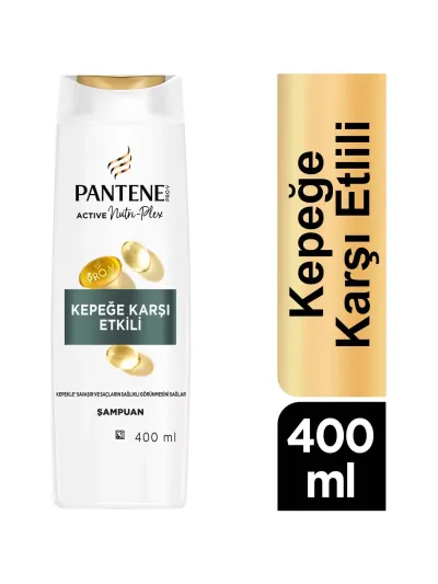 Pantene Kepeğe Karşı Etkili Şampuan 400 ml Kepekli Saçlar İçin Besleyici Formül