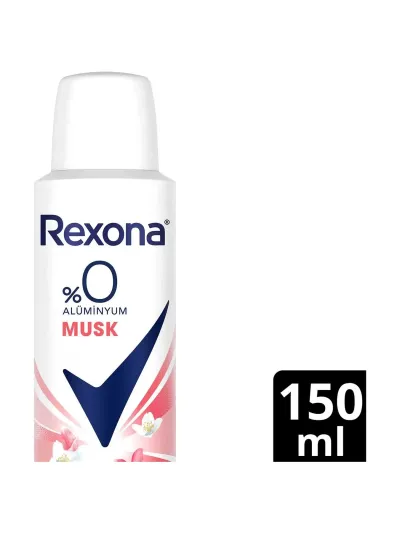 Rexona Kadın Sprey Deodorant Musk %0 Alüminyum 150 ml