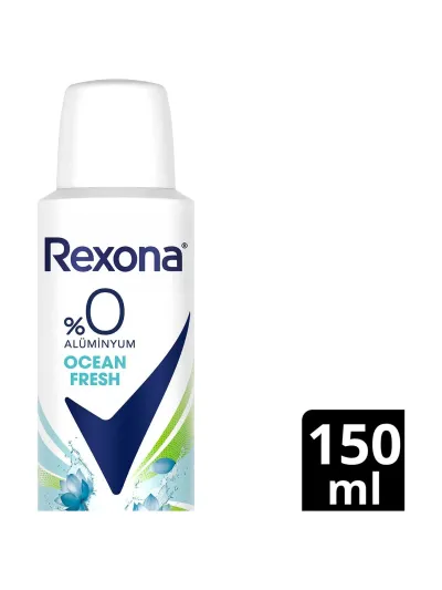 Rexona Kadın Sprey Deodorant Ocean Fresh %0 Alüminyum 150 ml