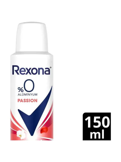 Rexona Kadın Sprey Deodorant Passion %0 Alüminyum 150 ml