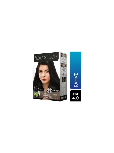 Sea Color Color Color 2'li Krem Saç Boyası 4/0 Kahve 8698753381822