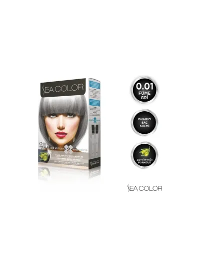 Sea Color Set Saç Boyası 0.01 Füme Gri