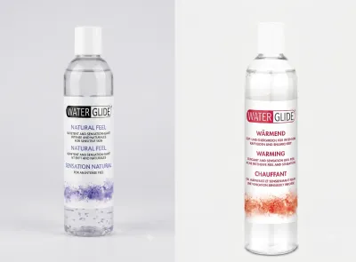 Water Glide Su Bazlı Kayganlaştırıcı Jel Seti Natural Feel ve Warming 2 x 400 ml